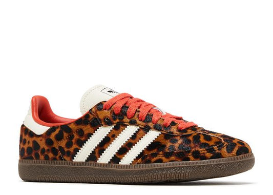 Adidas Samba OG Preveloved Red Leopard